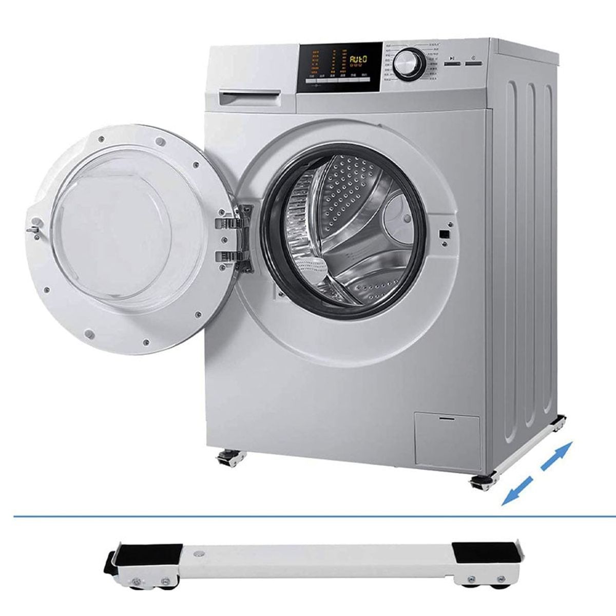 GENERICO - Bases Soportes Moviles Ajustables Para Lavadoras Neveras