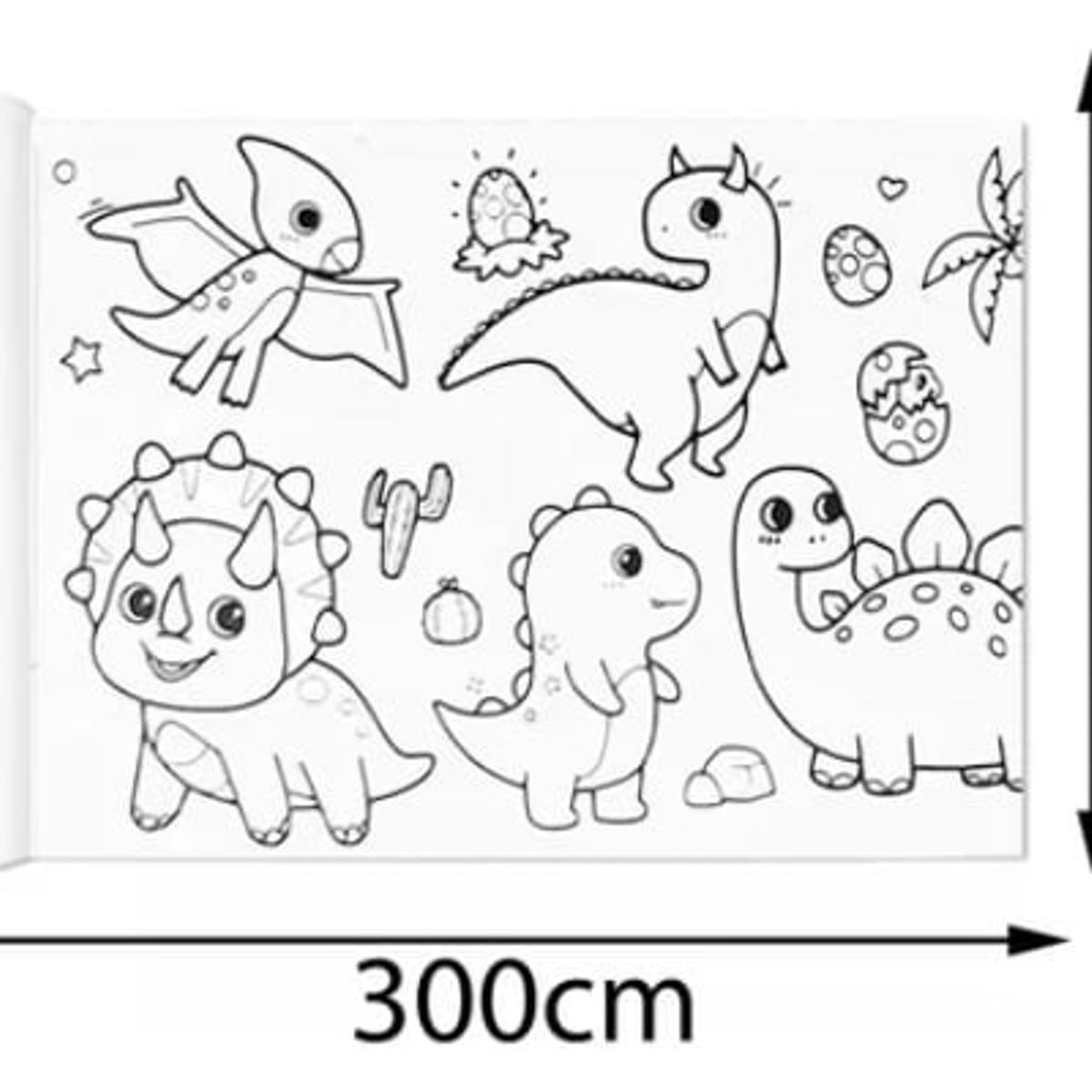 GENERICO - Rollo de  papel para  colorear  WS-8