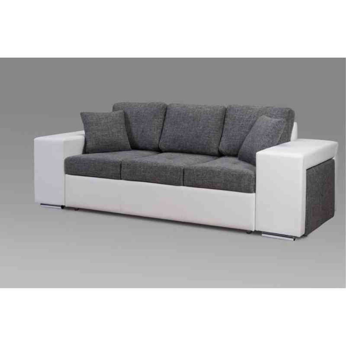 MAGIC CLASS - SOFÁ MODERNO QUEBEC MICROFIBRA GRIS