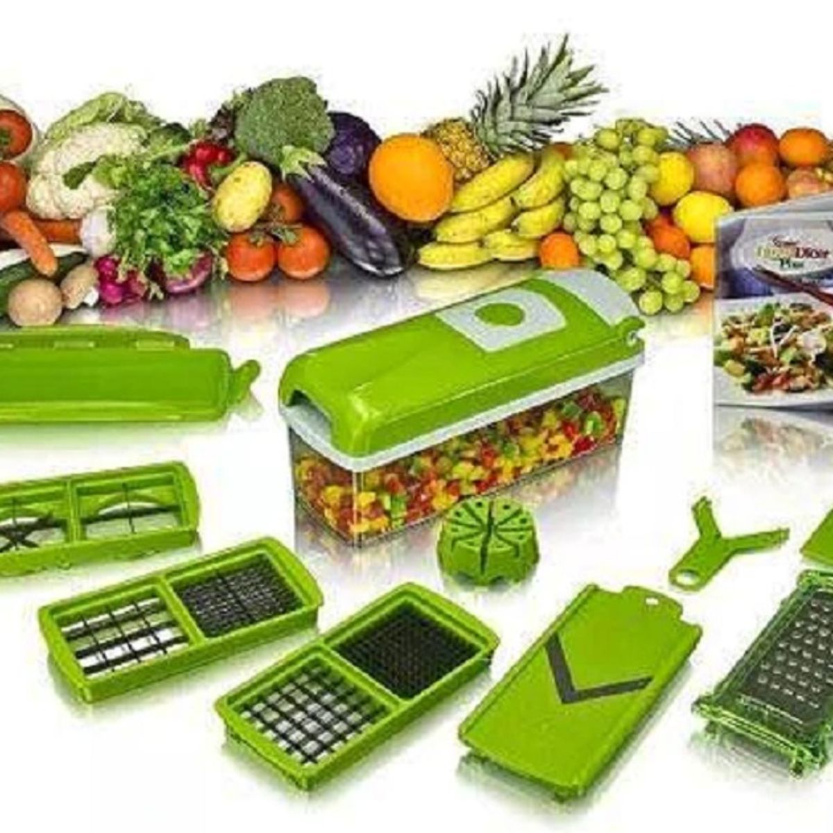 GENERICO - Picatodo Procesador Alimentos Nicer Dicer Ayudante
