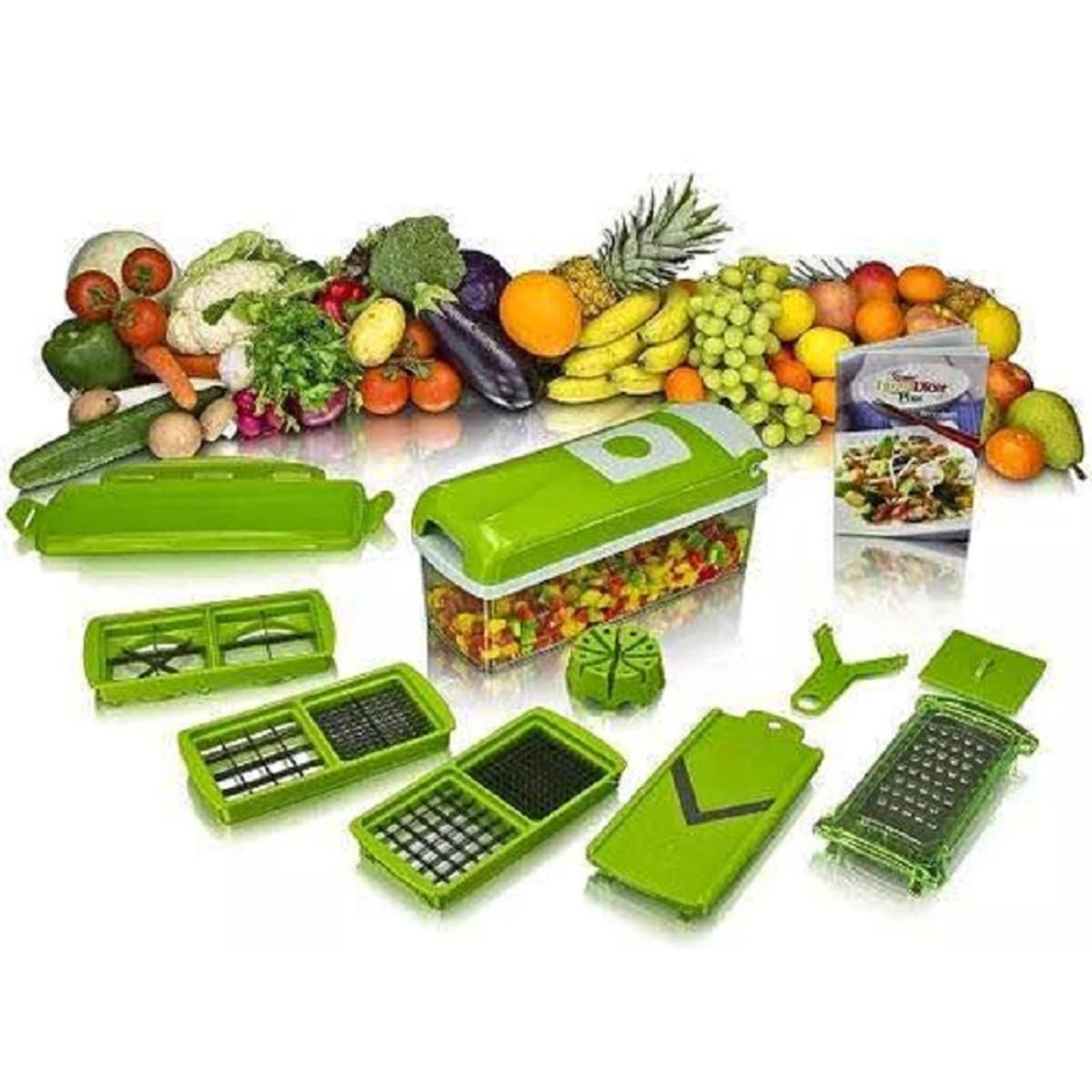 GENERICO - Picatodo Procesador Alimentos Nicer Dicer Ayudante