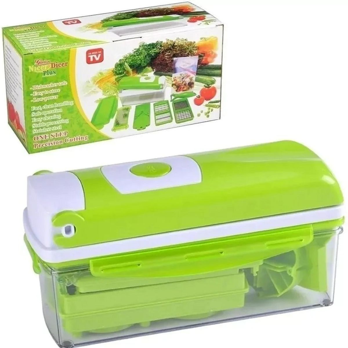 GENERICO - Picatodo Procesador Alimentos Nicer Dicer Ayudante