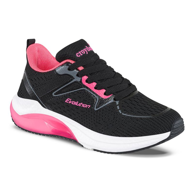 CROYDON - Tenis Running Rubus Negro para Niña Croydon