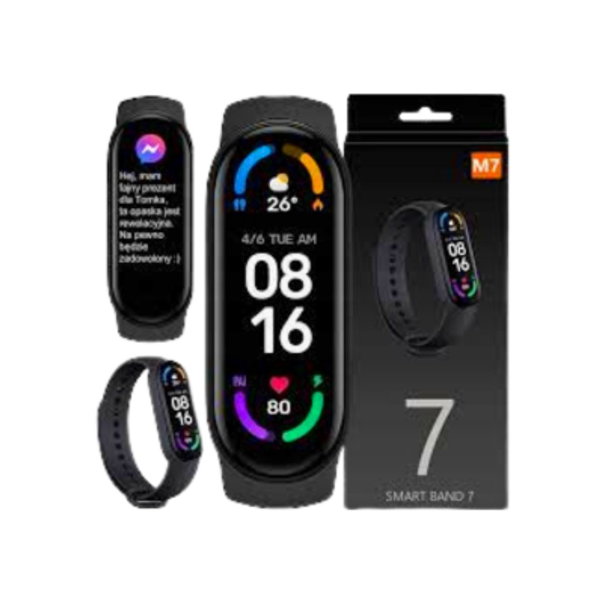 GENERICO - Reloj Inteligente Smart Band banda Smartwatch Carga Magnetica M7