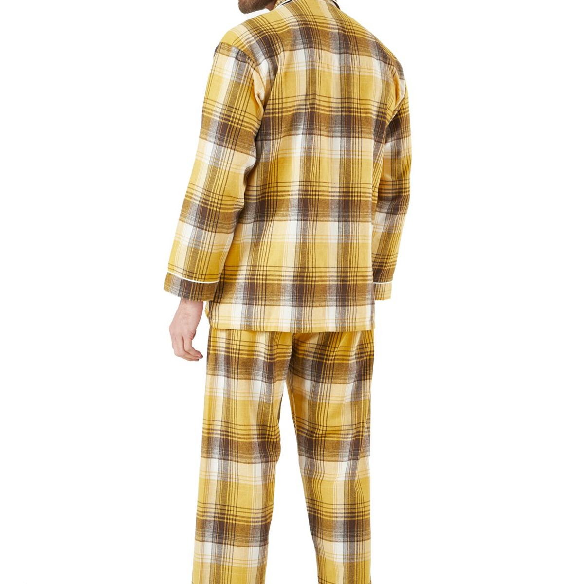 SANTANA - Pijama Hombre Leñadora Oro