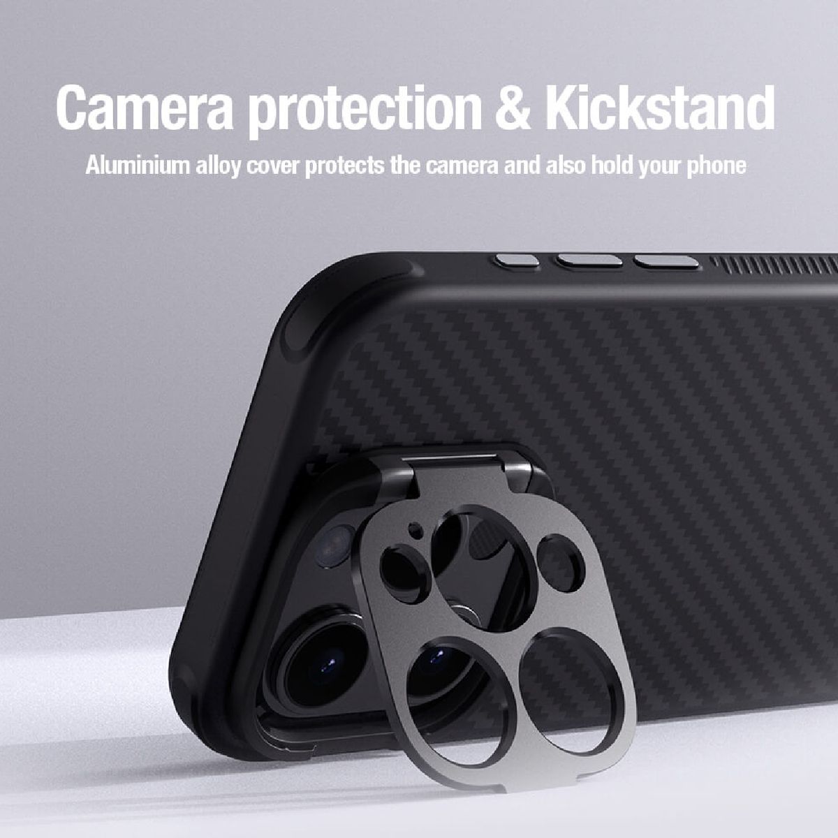 NILLKIN - Estuche Compatible con iPhone 15 Pro Nillkin CarboProp Magsafe
