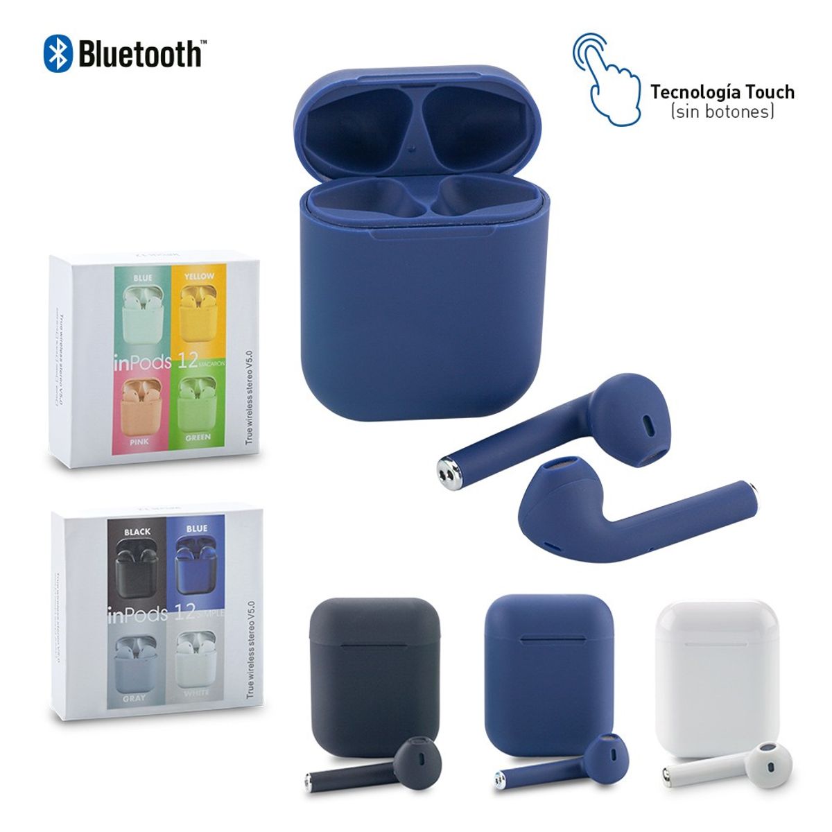 GENERICO - Auriculares Inalambricos Bluetooth In Pods 12