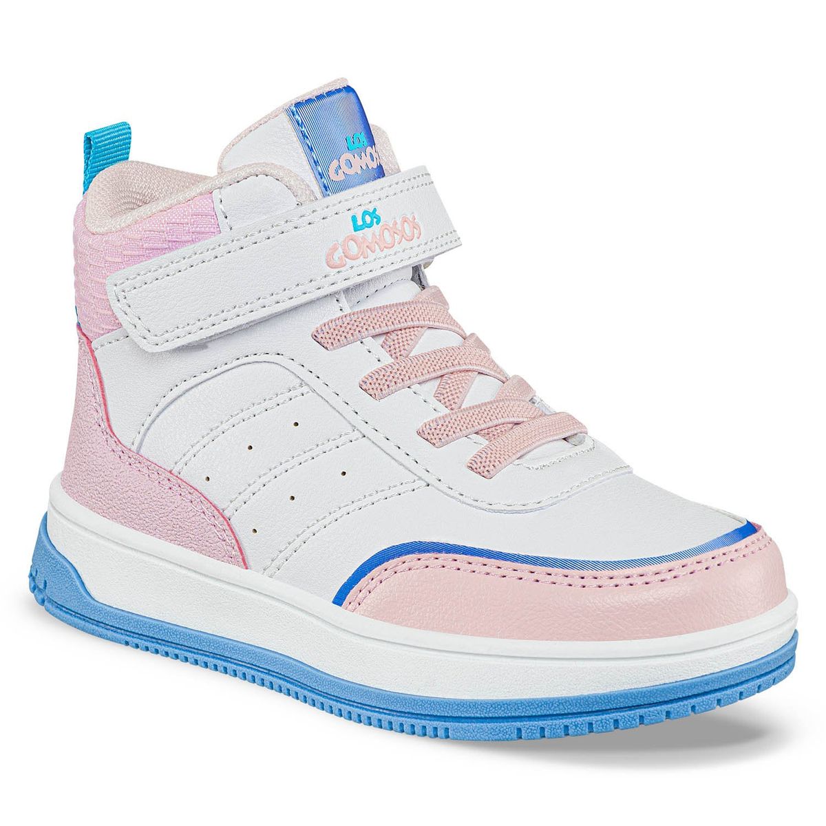 LOS GOMOSOS - Botas Candito Blanco-Rosa Los Gomosos para Niña