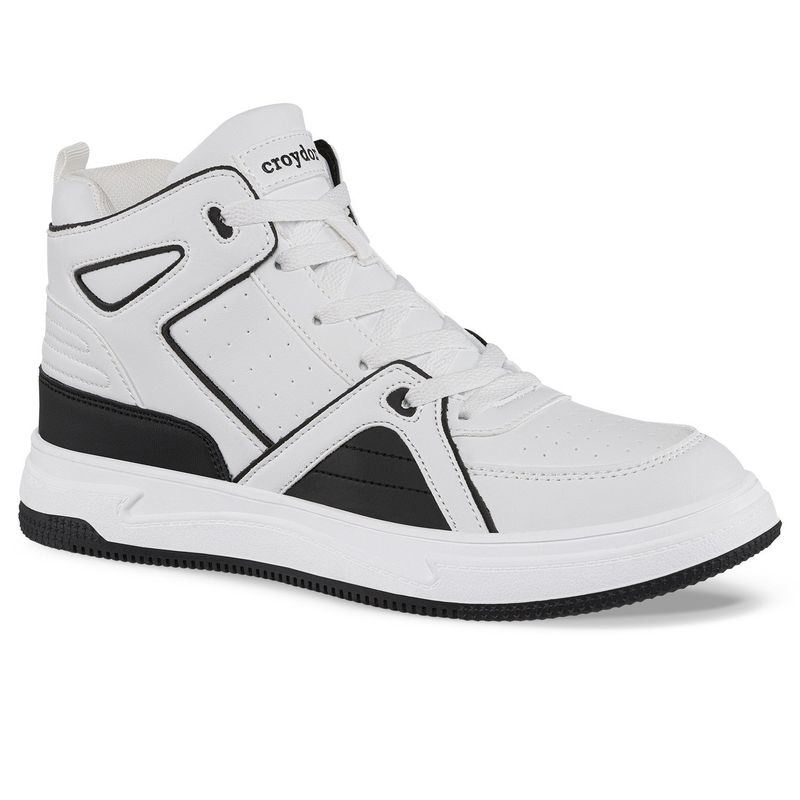 CROYDON - Tenis Urbanos Ganter Blanco-Negro Croydon para Hombre