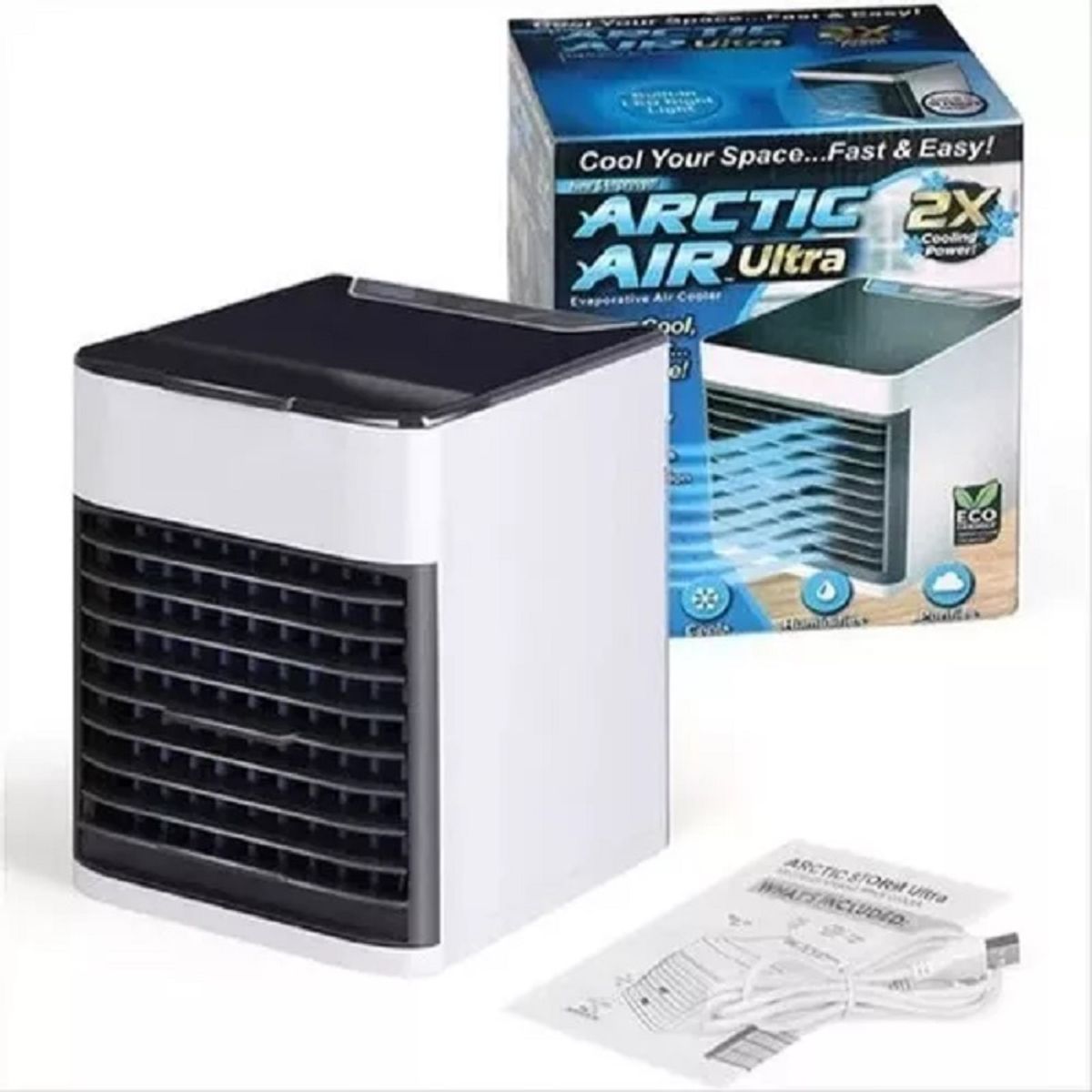 GENERAL - Aire Acondicionado Portátil Ventilador Artic Ultra Air Usb