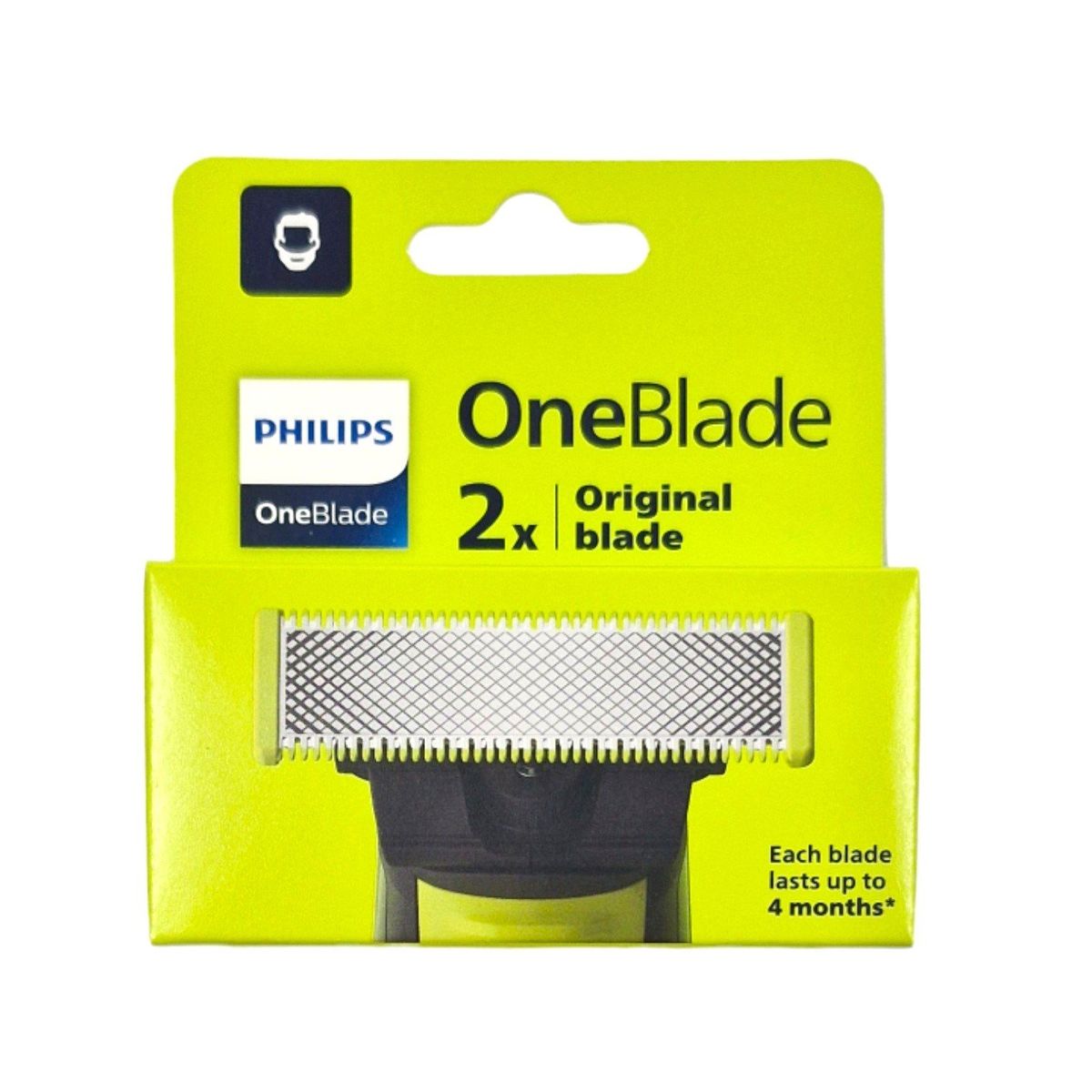 PHILIPS - Repuesto de cuchillas Philips Oneblade por 2 und