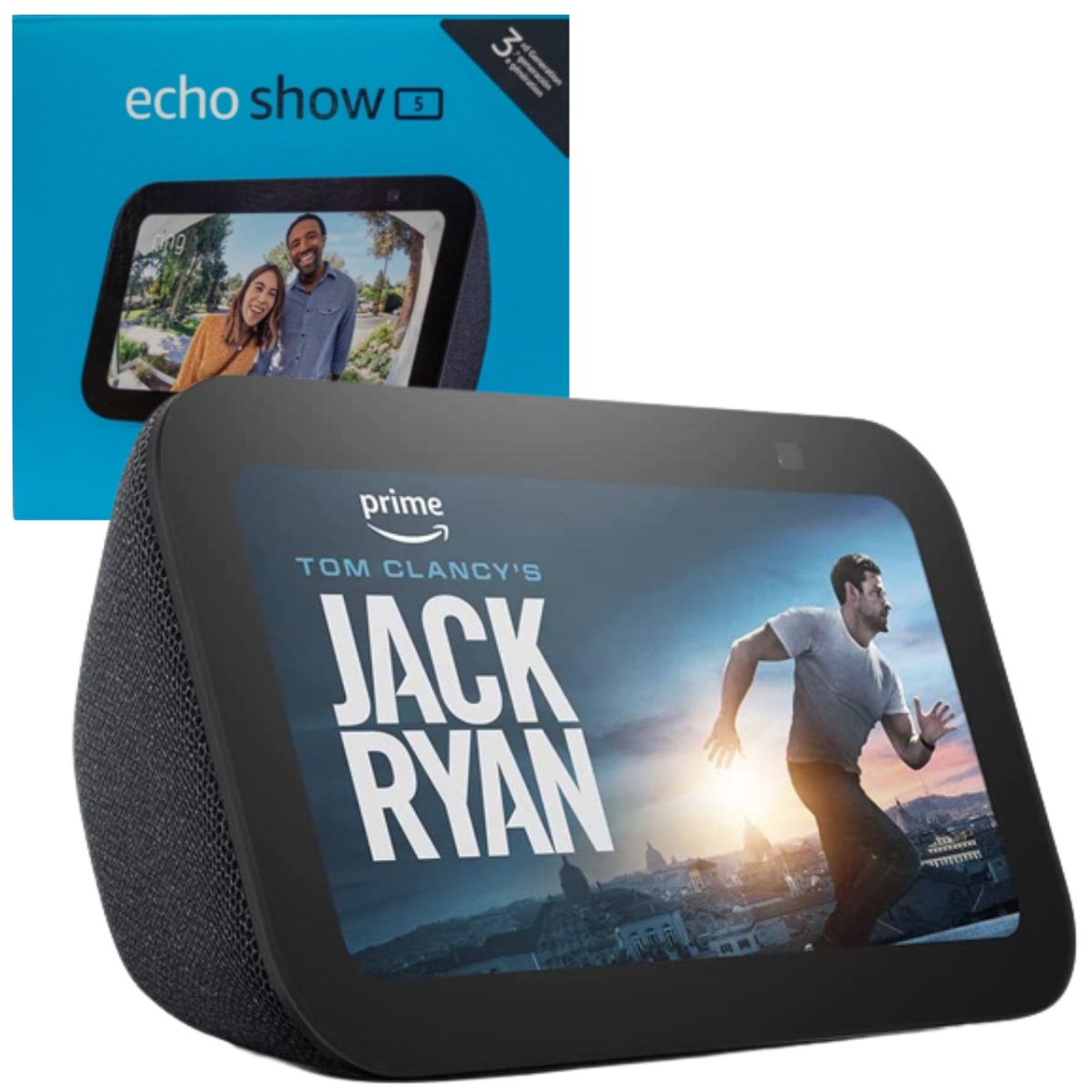 AMAZON - Parlante Con Pantalla Amazon Alexa Echo Show 5 3ra Generación Negro