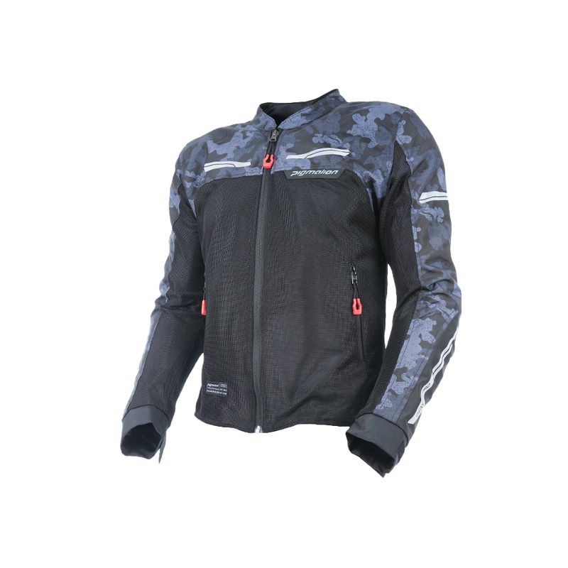 PIGMALION - Chaqueta Proteccion Para Moto Genesis Pro Verano Camo Hombre