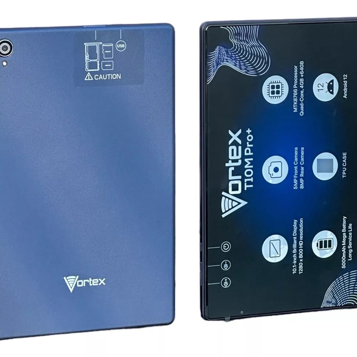 VORTEX - Tablet Vortex T10M Pro+ 101 con red móvil 64GB azul y 4GB de memoria RAM.