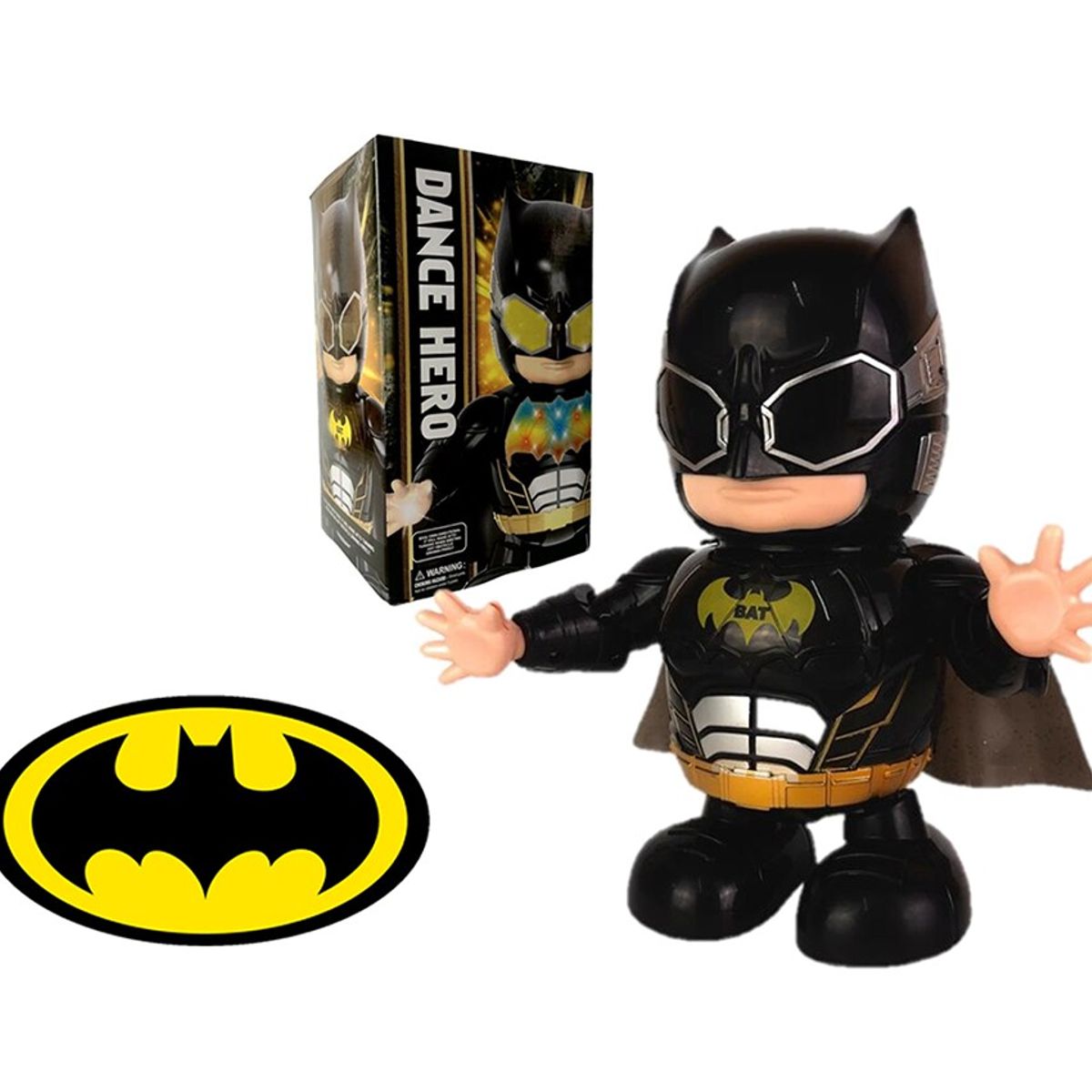 GENERICO - Robot Juguete Bailarín Dance Hero Batman Con Luz Y Sonido