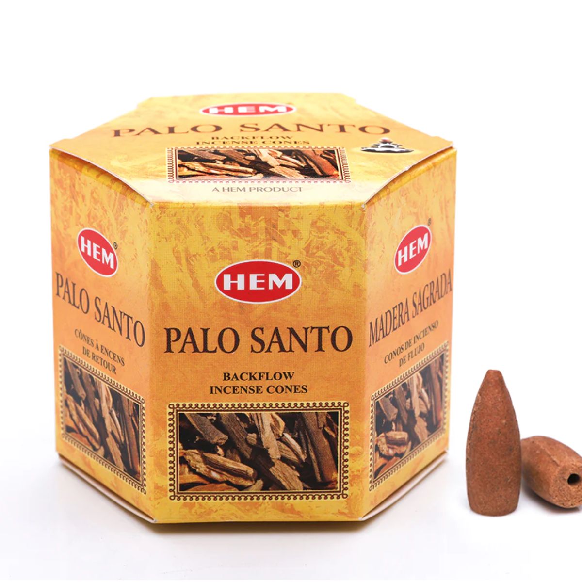 HEM - Incienso Hem Cono De Reflujo Backflow X40uni PALO SANTO