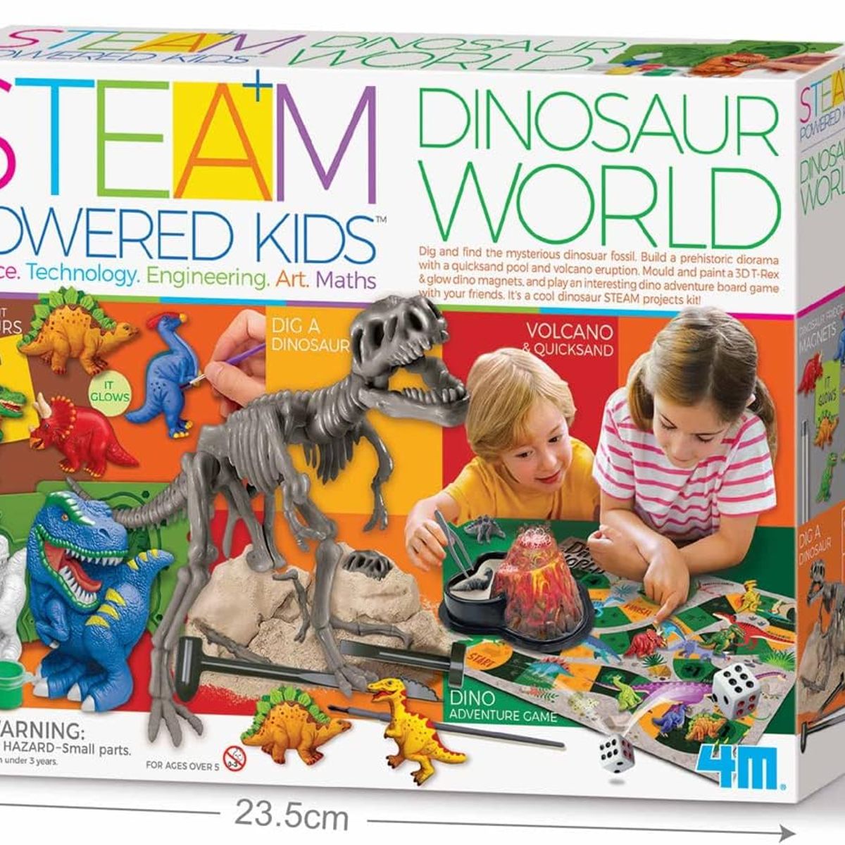 4M - Juego Experimento Excavación Dinosaurios Steam Niños Niñas