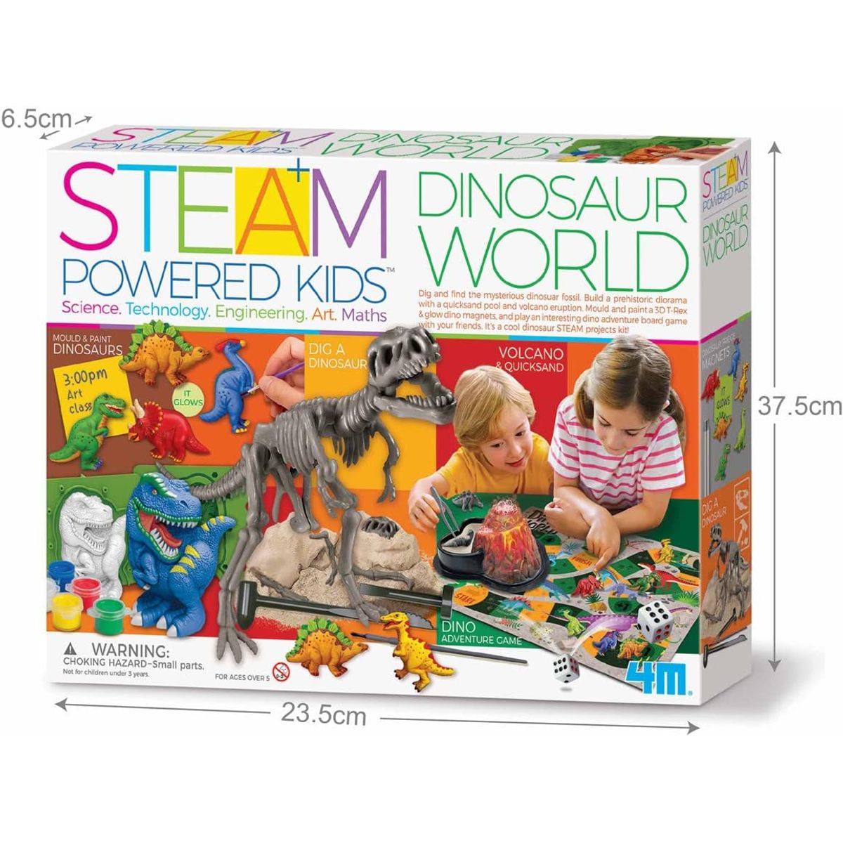 4M - Juego Experimento Excavación Dinosaurios Steam Niños Niñas