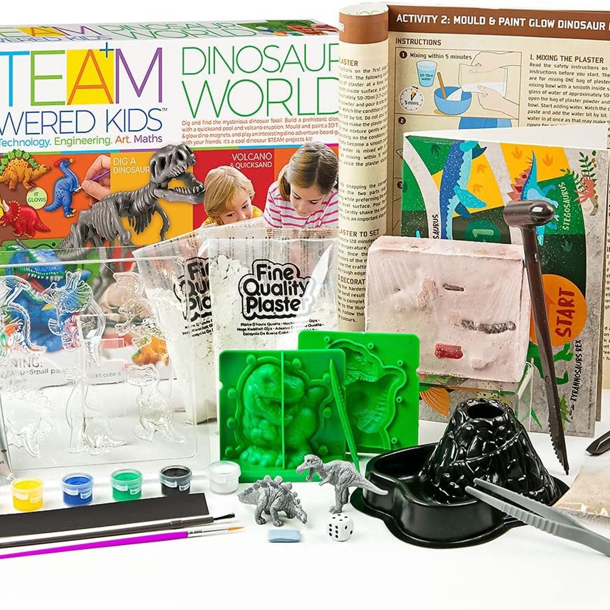 4M - Juego Experimento Excavación Dinosaurios Steam Niños Niñas