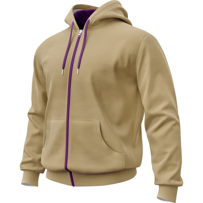 SEVEN ONE - Hoodie Buzo con cremallera Algodon Perchado 280Gr  Seven One - Dama
