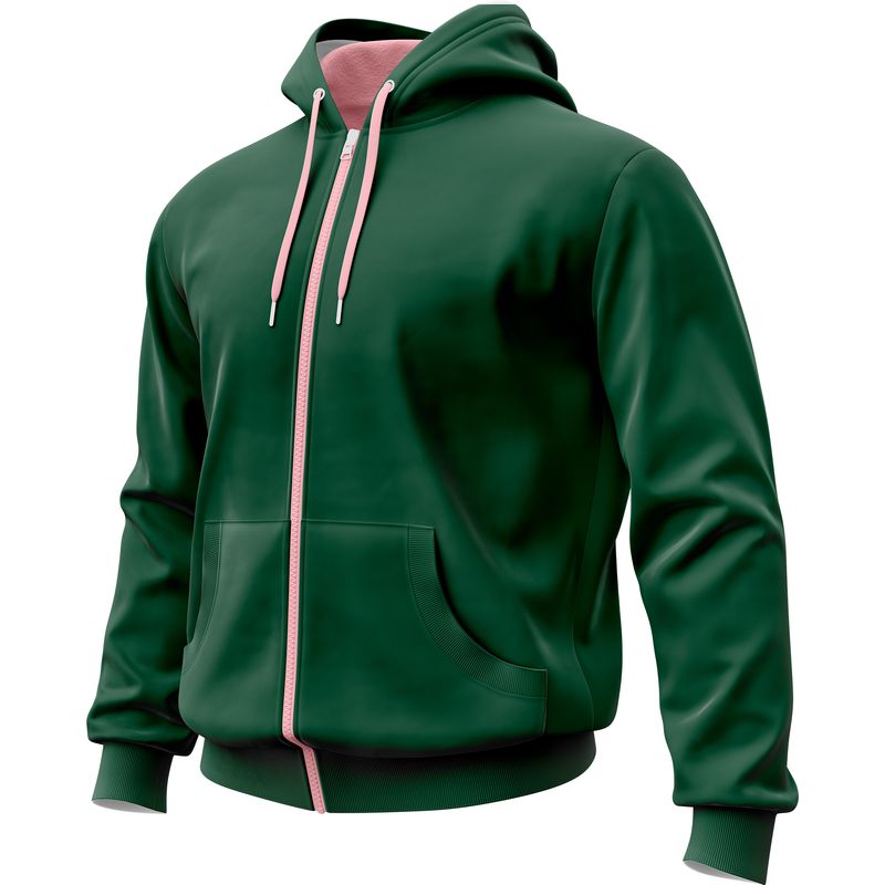 SEVEN ONE - Hoodie Buzo con cremallera Algodon Perchado 280Gr  Seven One - Dama