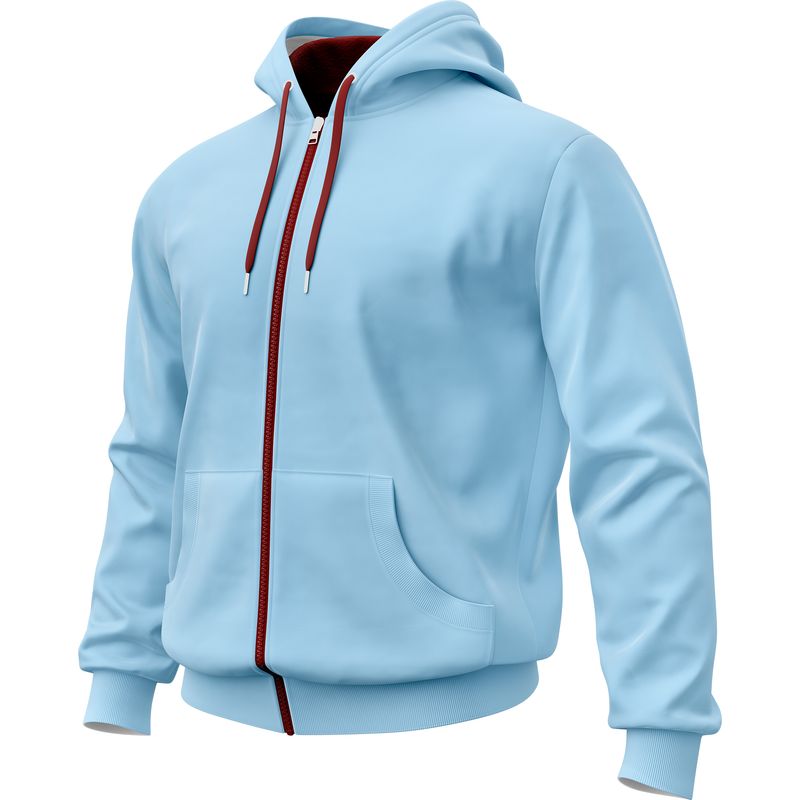 SEVEN ONE - Hoodie Buzo con cremallera Algodon Perchado 280Gr  Seven One - Dama