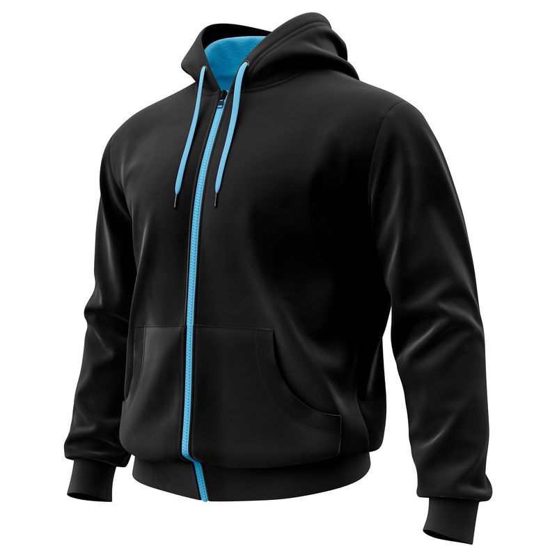 SEVEN ONE - Hoodie Buzo con cremallera Algodon Perchado 280Gr  Seven One - Dama