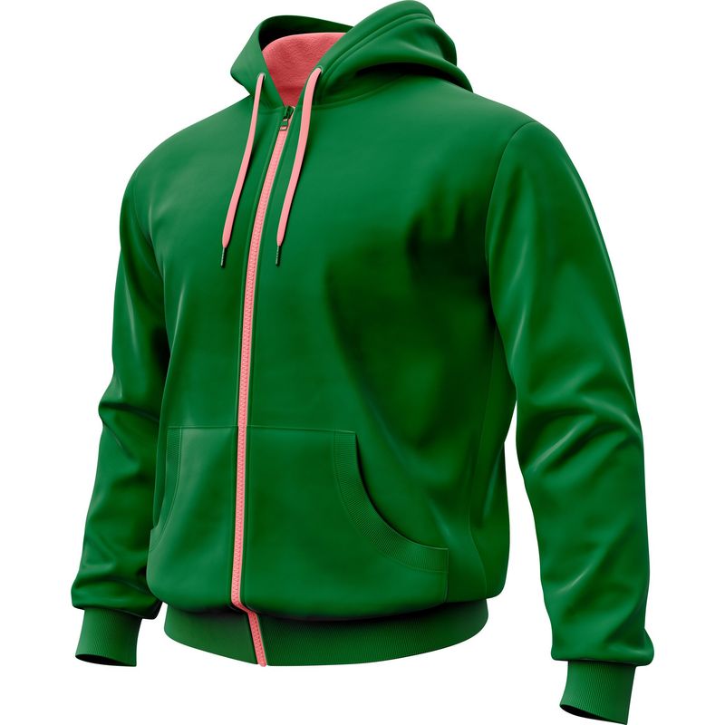 SEVEN ONE - Hoodie Buzo con cremallera Algodon Perchado 280Gr  Seven One - Dama