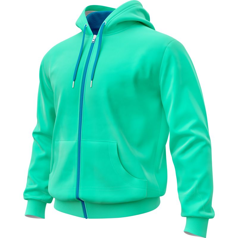 SEVEN ONE - Hoodie Buzo con cremallera Algodon Perchado 280Gr  Seven One - Dama