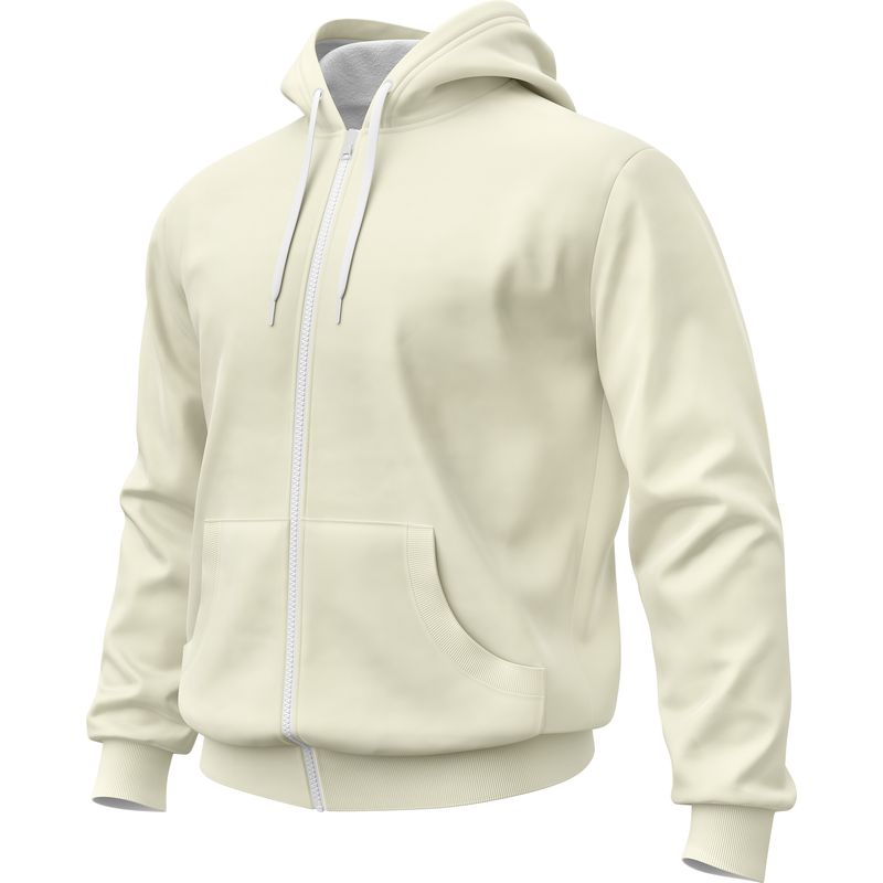 SEVEN ONE - Hoodie Buzo con cremallera Algodon Perchado 280Gr  Seven One - Dama