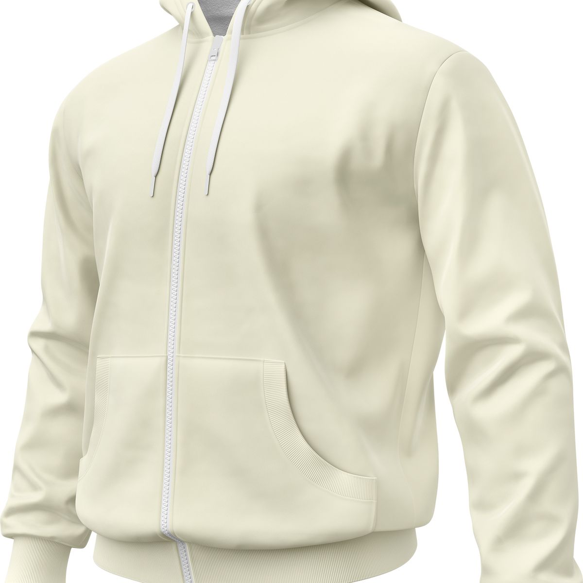 SEVEN ONE - Hoodie Buzo con cremallera Algodon Perchado 280Gr  Seven One - Dama