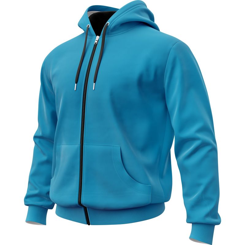 SEVEN ONE - Hoodie Buzo con cremallera Algodon Perchado 280Gr  Seven One - Dama