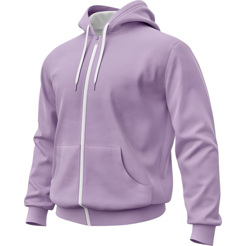 SEVEN ONE - Hoodie Buzo con cremallera Algodon Perchado 280Gr  Seven One - Dama