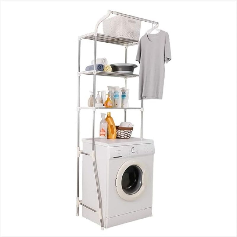 GENERICO - Organizador para lavadora Estanteria para tus productos de limpieza