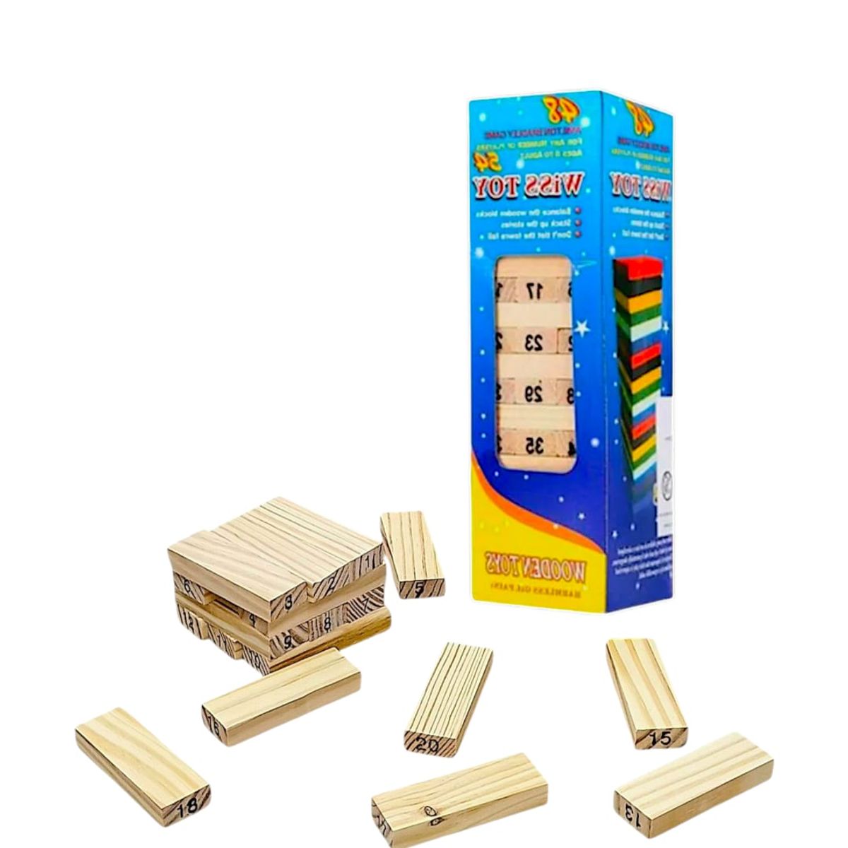 GENERICO - Juego de Jenga en Madera
