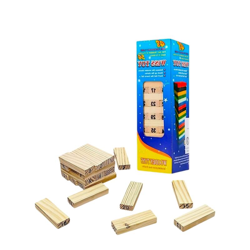 GENERICO - Juego de Jenga en Madera
