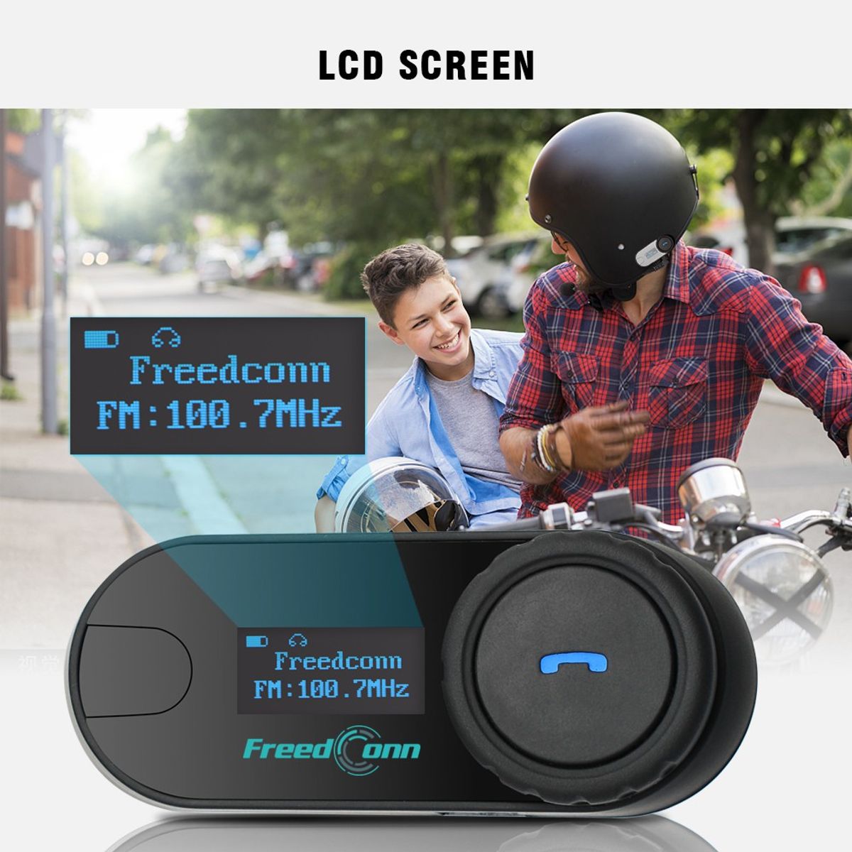 FREED CONN - Intercomunicador Bluetooth T-com Sc Moto Nueva Generación