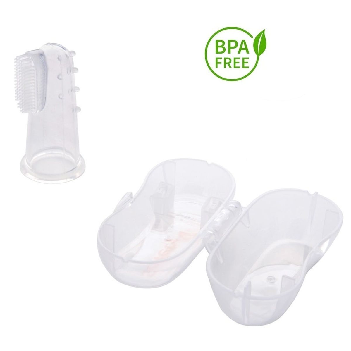 GENERICO - Cepillo Dental  Dedal en silicona para Bebes