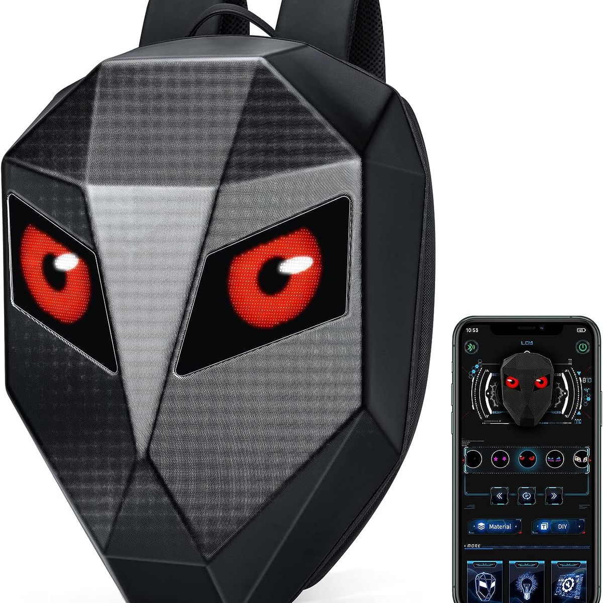 GENERICO - Maleta Impermeable Con Pantalla Led Personalizable Para Moto