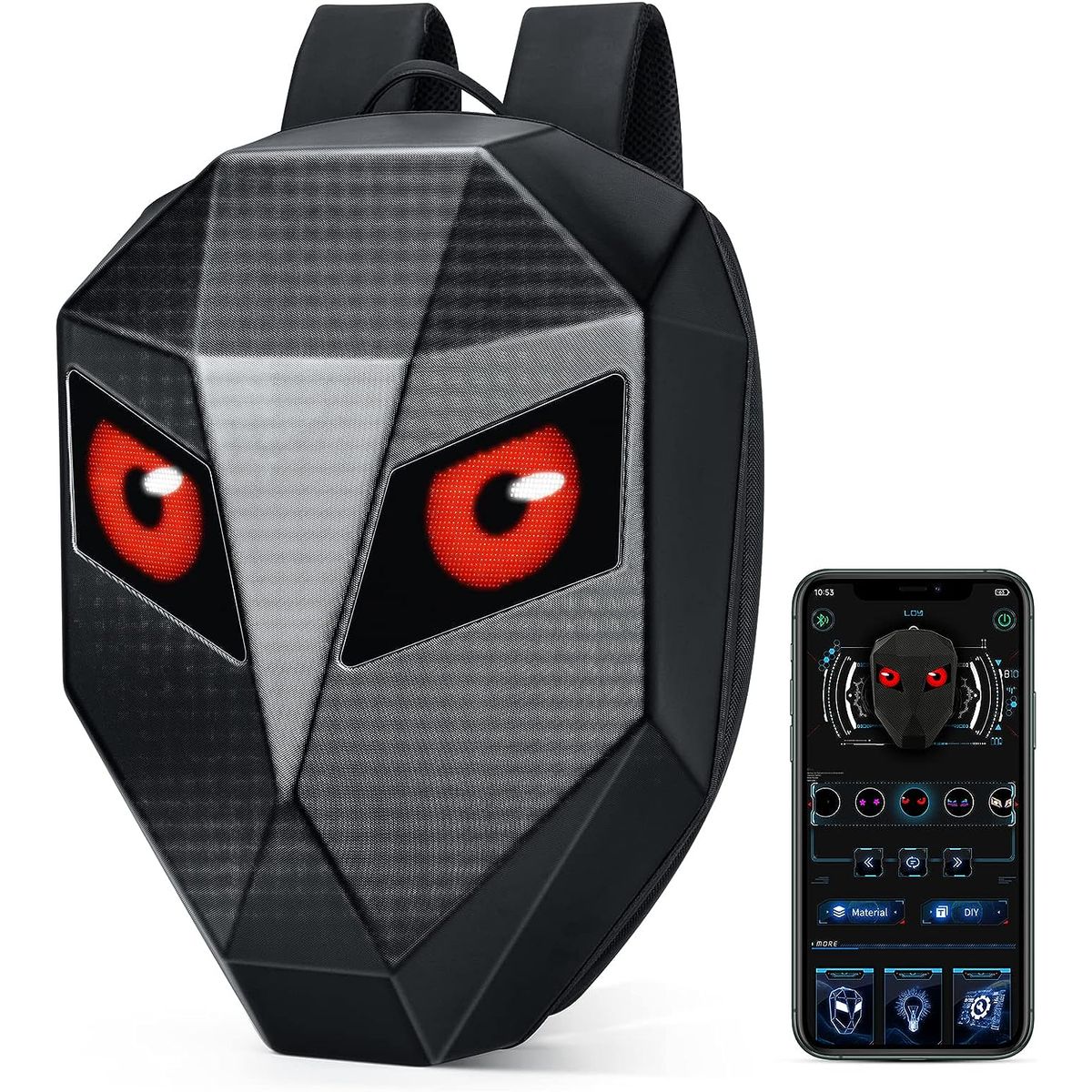GENERICO - Maleta Impermeable Con Pantalla Led Personalizable Para Moto