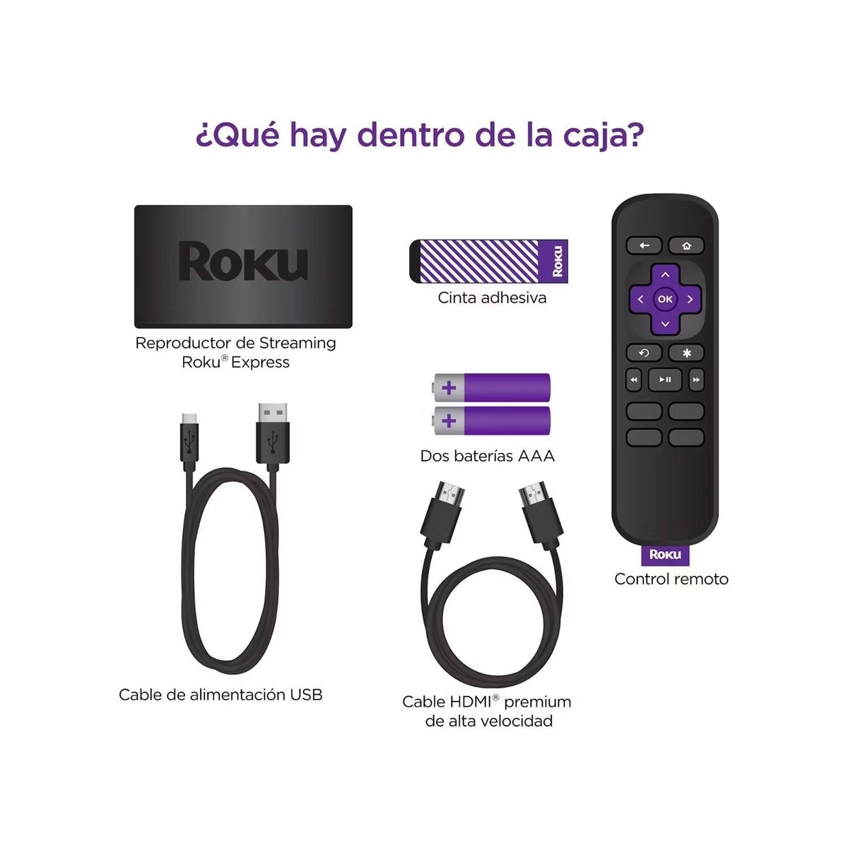 ROKU - Roku Express HD Dispositivo De Streaming