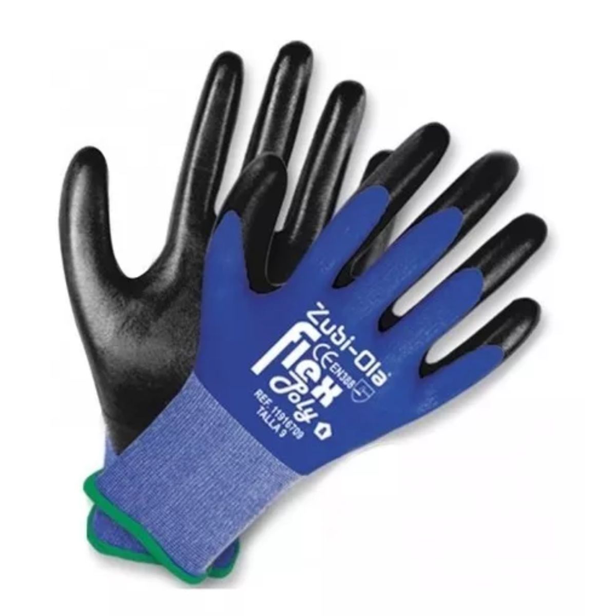 ZUBI OLA - Guante Zubi-ola Poliester Poliuretano Flex Poly X 10 Pares