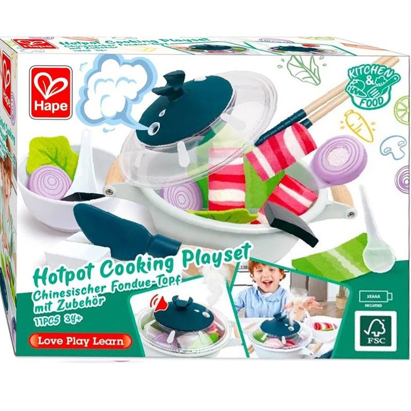 HAPE - Set Infantil Para Cocinar Hotpot Aprende Y Diviertete Niños