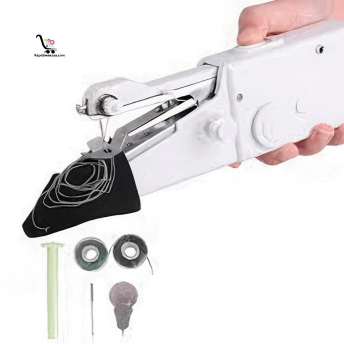 GENERICO - Mini Máquina De Coser Eléctrica De Mano Manual De Viaje