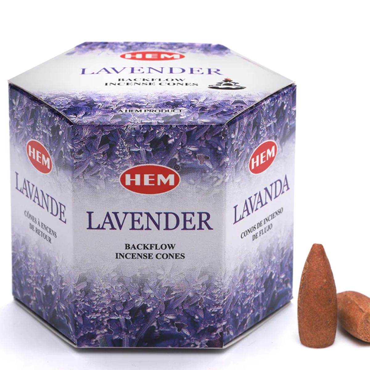 HEM - Incienso Hem Cono De Reflujo Backflow X40uni LAVANDA