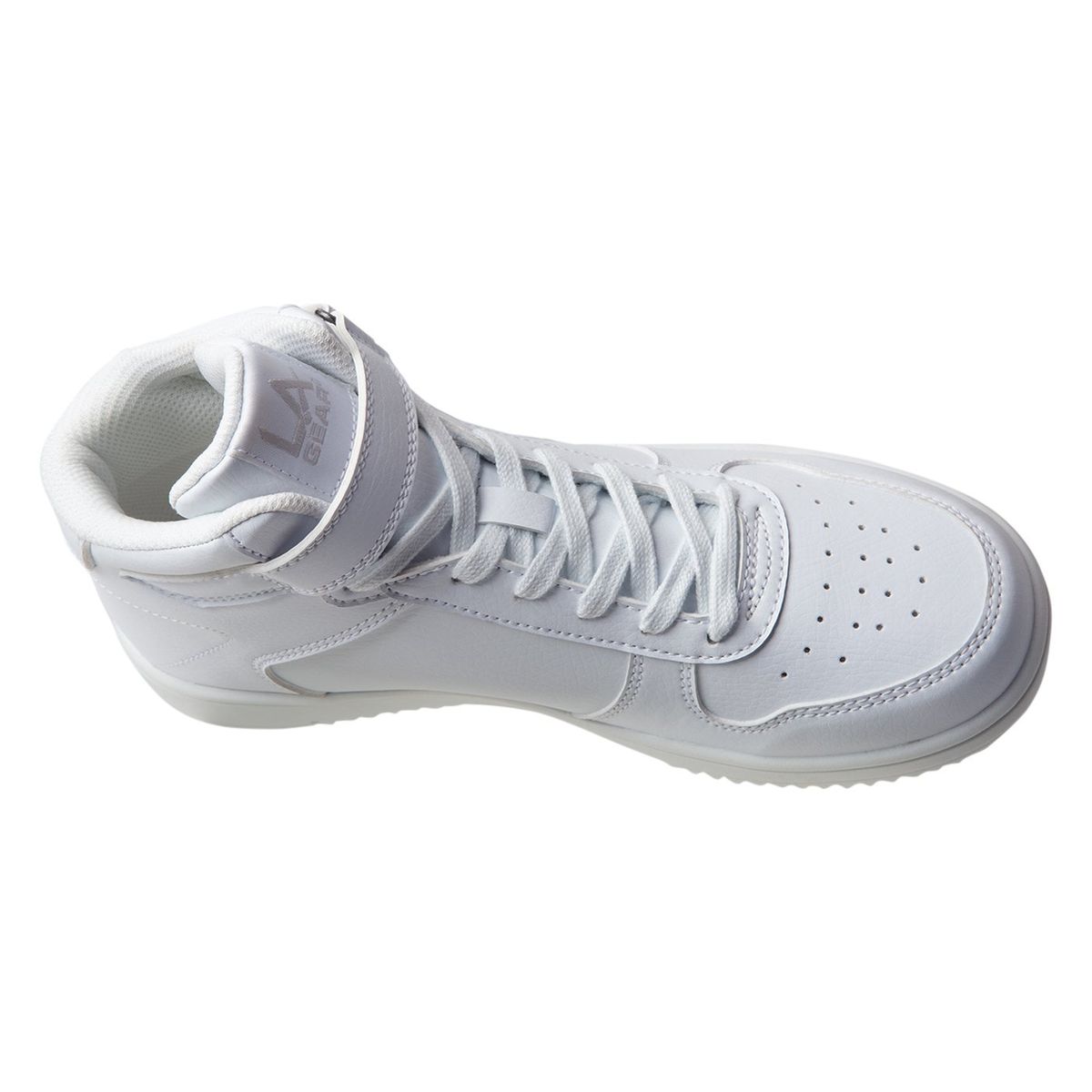 LA GEAR - WomenS Dash Mid Court Sport Shoes La Gear Payless White