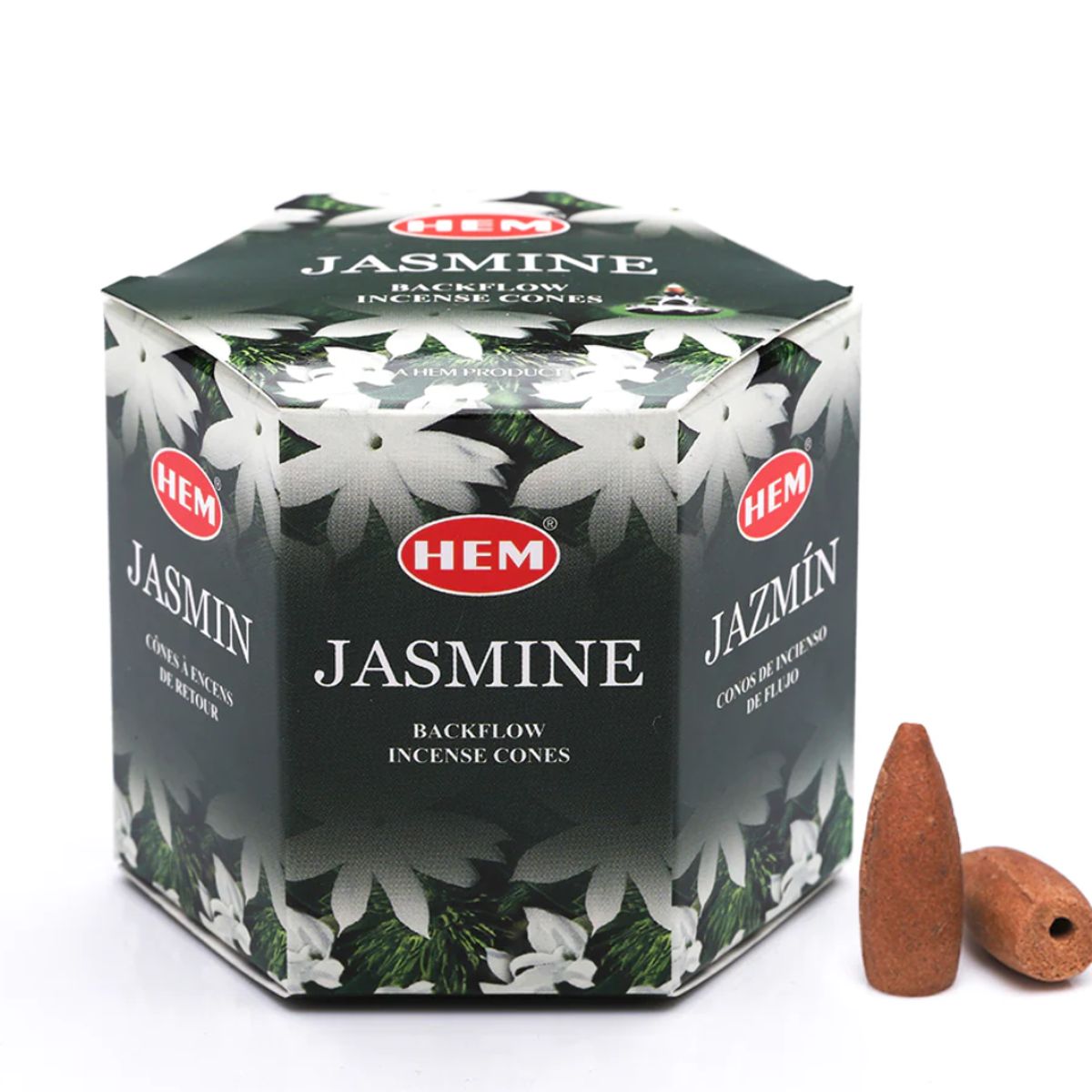 HEM - Incienso Hem Cono De Reflujo Backflow X40uni JAZMIN