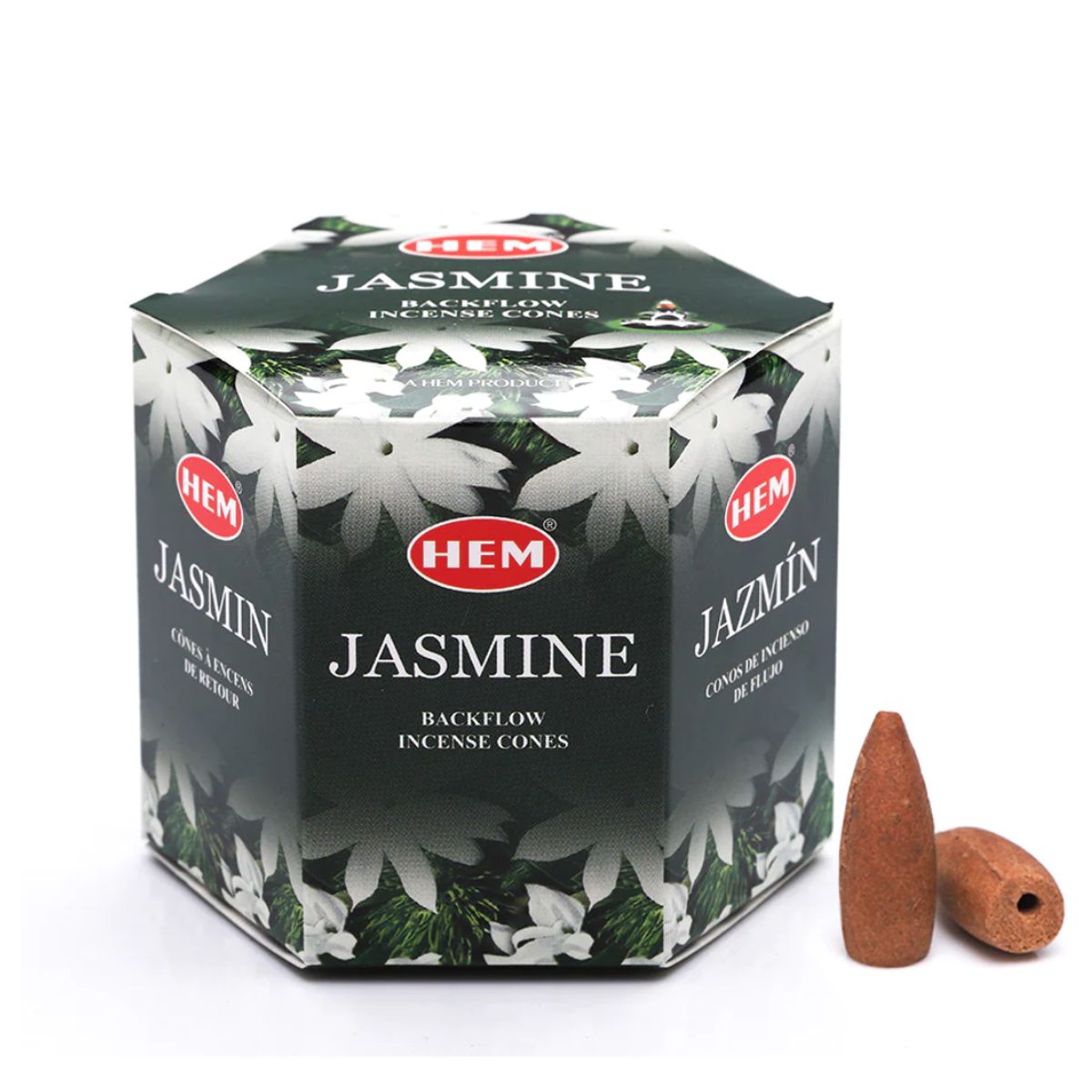 HEM - Incienso Hem Cono De Reflujo Backflow X40uni JAZMIN