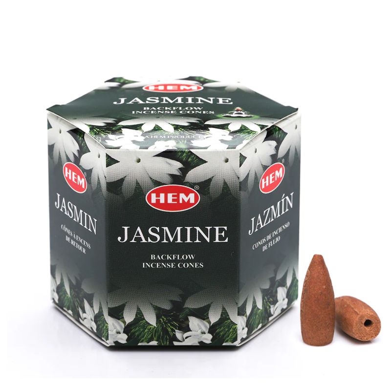 HEM - Incienso Hem Cono De Reflujo Backflow X40uni JAZMIN