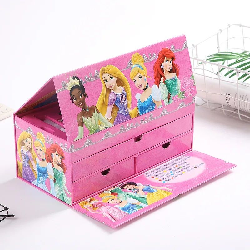 GENERICO - Set de Arte Princesas Maletin Pinturas para Niñas 54 Piezas